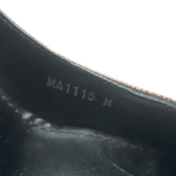 Louis Vuitton Fetish Cap Toe Pumps Brown Monogram Canvas & Black Patent Size 37 - Picture 9 of 11